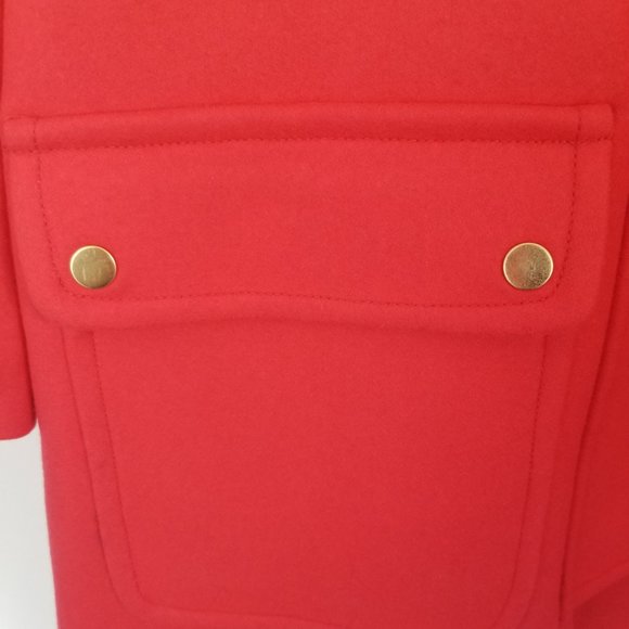 J.Crew Wool Melton Duffle Coat with Hood - Picture 6 of 11